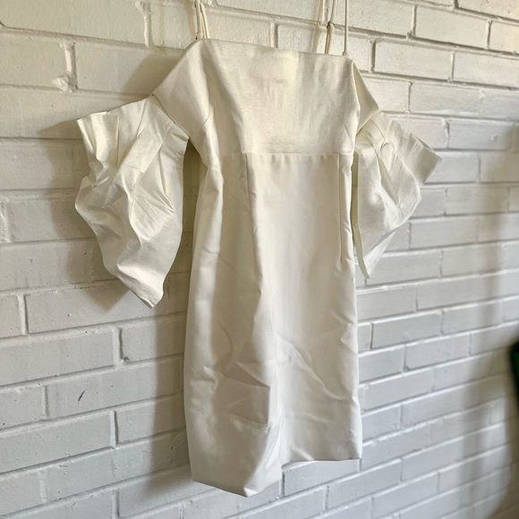 Likely | Capri Cold Shoulder Mini Dress in White, SZ 10 NWT - Picture 7 of 10
